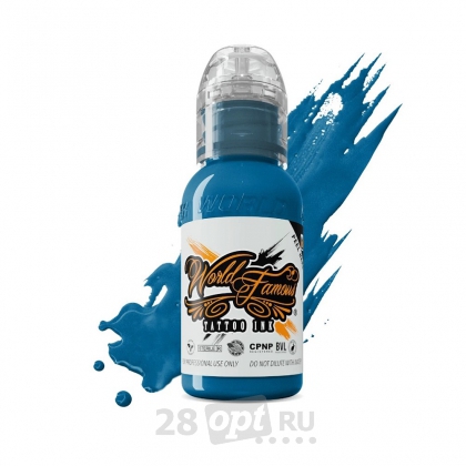 Краска для художественной татуировки World Famous Tattoo Ink, Blue Oyster Cult, 30 мл