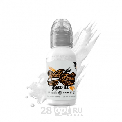 Краска для художественной татуировки World Famous Tattoo Ink, Fuji Mountain Mixing White, 30 мл