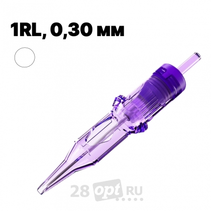 Картриджи для художественной татуировки Mast Pro 1001RL, Round Liner 1, 0,30 мм, коробка 20 шт.