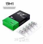 Картриджи для художественной татуировки EZ Revolution C1019M1-1 Magnum 19, 0,30 мм, блистер 5 шт.