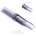 Уцененный товар Тату-наконечник Flat Professional Tip 17, Gray fog, коробка 50 шт.
