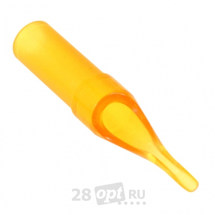 Уцененный товар Тату-наконечник Round Professional Tip 14, Gold Shark, коробка 50 шт.