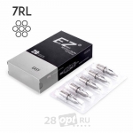 Картриджи для художественной татуировки EZ Revolution RC1007RLB Round Liner 7, 0,30 мм, коробка 20 шт.