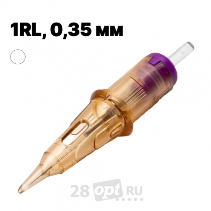 Картриджи для художественной татуировки EZ V-Select VC-P1201RL Round Liner 1, 0,35 мм, коробка 20 шт.