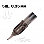 Картриджи для художественной татуировки EZ Filter FC-1205RLMT, Round Liner 5, 0,35 мм, коробка 10 шт.