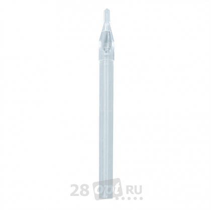 Уцененный товар Трубка-типс Diamond Professional tube tip 14, Invisible, коробка 50 шт.
